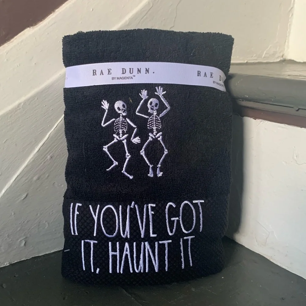 Rae Dunn IF YOU'VE GOT IT, HAUNT IT Hand Towels
